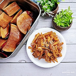 간장 무장아찌 만드는법 무장아찌무침 무요리 무절임 레시피