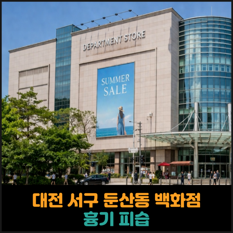  대전 서구 둔산동 백화점 흉기 피습