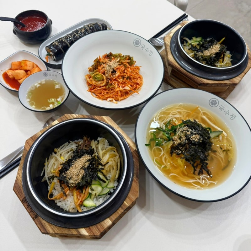 서면 가성비식당 국수정 | 국수 돌솥비빔밥세트 김밥 서면밥집 추천