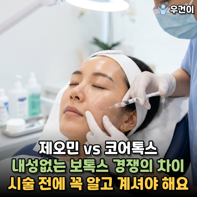 제오민 vs 코어톡스.. 내성,지속력 차이 이렇게 다르네요. 시술 전에 모르면 손해봅니다