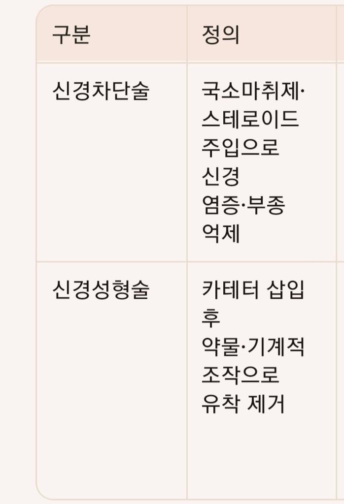 인체에 적용할 수 있는 차단술