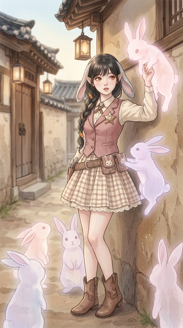 금호동 보안관 토끼 소녀