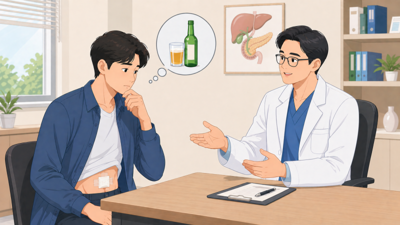 [하남 미사 외과] 담낭절제술 후 음주, 언제부터 괜찮을까요?