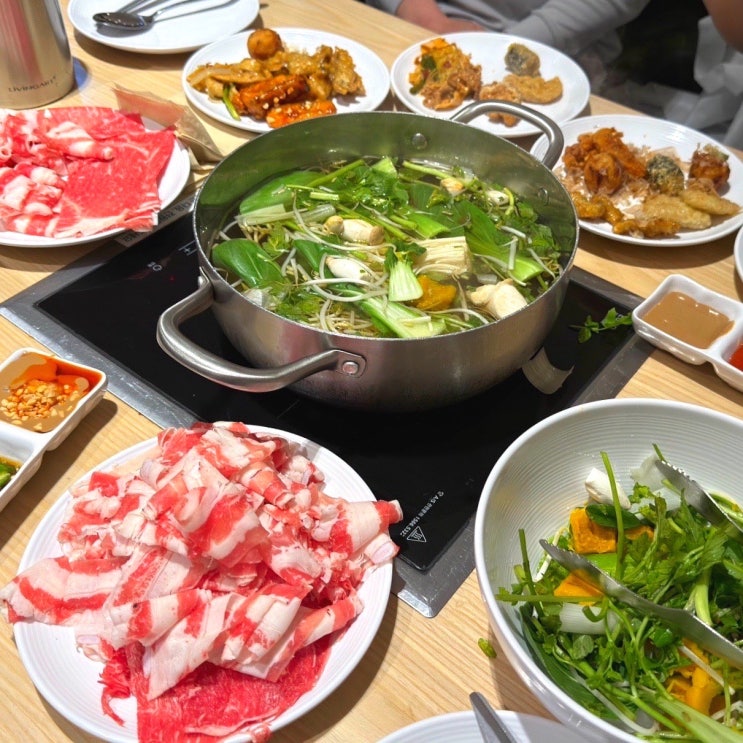  해운대 이마트 샤브샤브 로운 프리미엄 소고기 무한리필