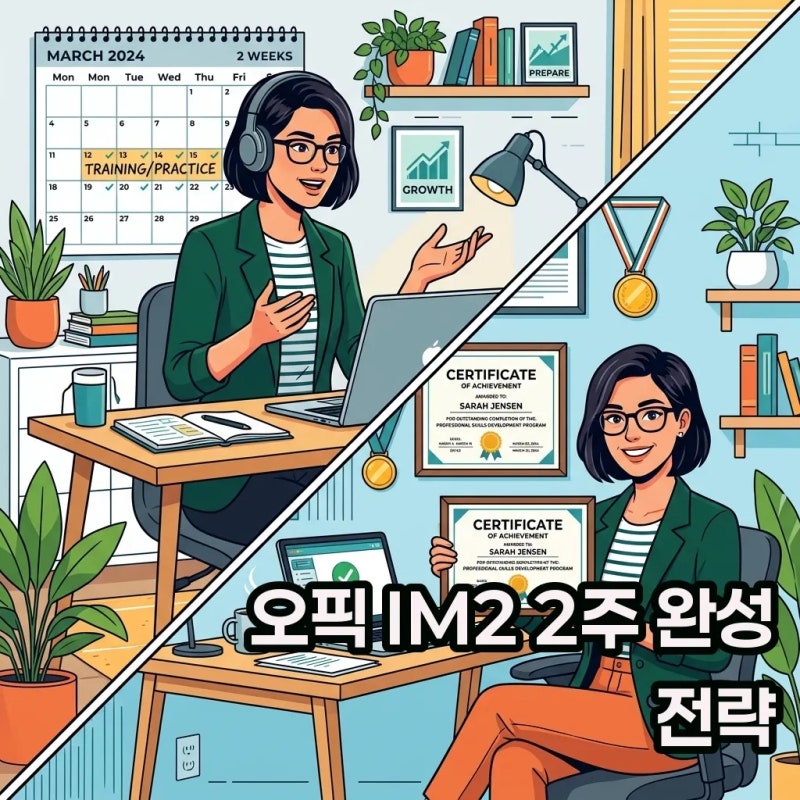2026 오픽 IM2 2주 완성 전략 최신 시험 일정 및 독학 꿀팁
