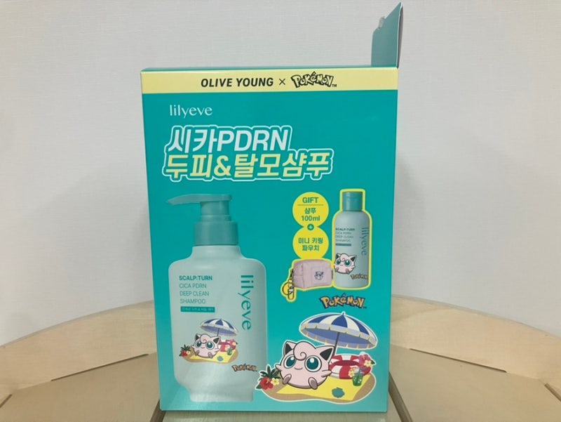 올리브영 포켓몬 에디션 릴리이브 스칼프턴 시카 PDRN 지루성 두피 샴푸