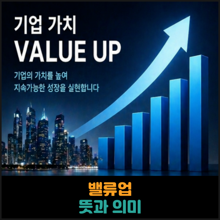  밸류업 뜻과 의미
