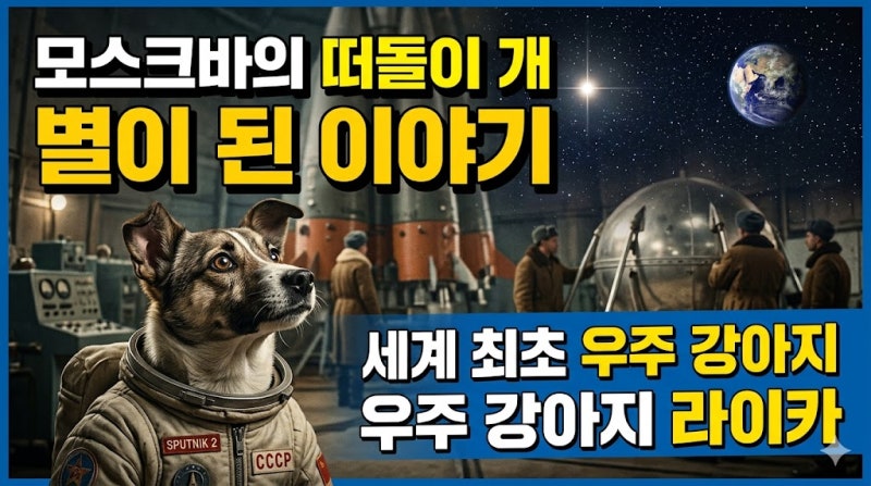 세계 최초 우주 강아지 라이카, 별이 된 모스크바의 떠돌이 개 이야기