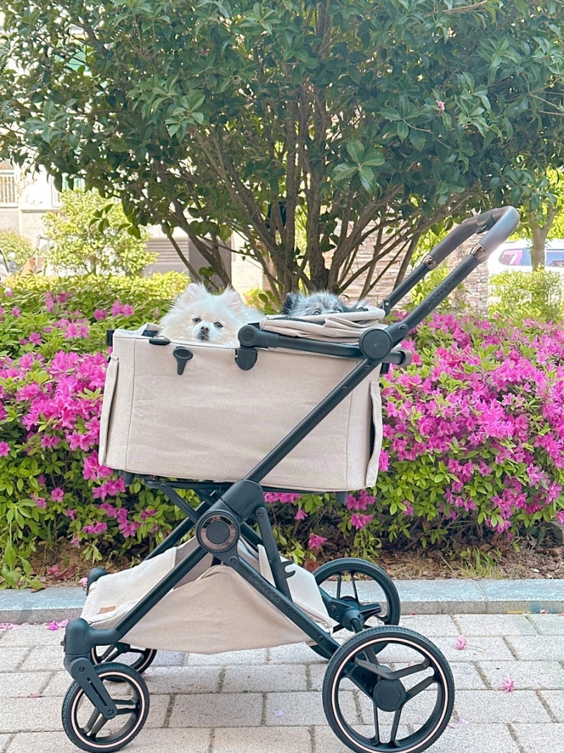 고양이 강아지유모차 준비는 피카노리 위니 하이브리드 유모차