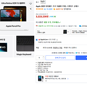[내돈내산] 아이패드 프로 13인치 M4 1TB 셀룰러 찐 후기!