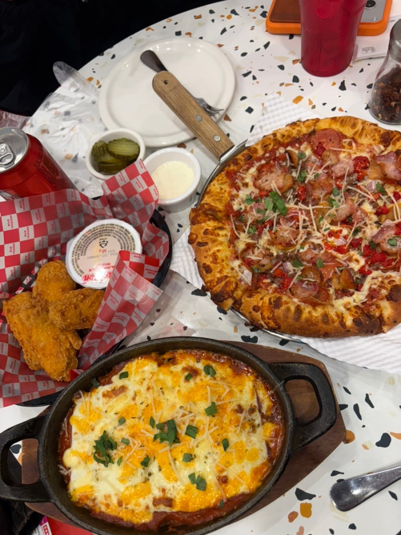 잠실 종합운동장 인근 피자 맛집 잭슨피자 잠실본점 매장식사 후기 (포장가능)