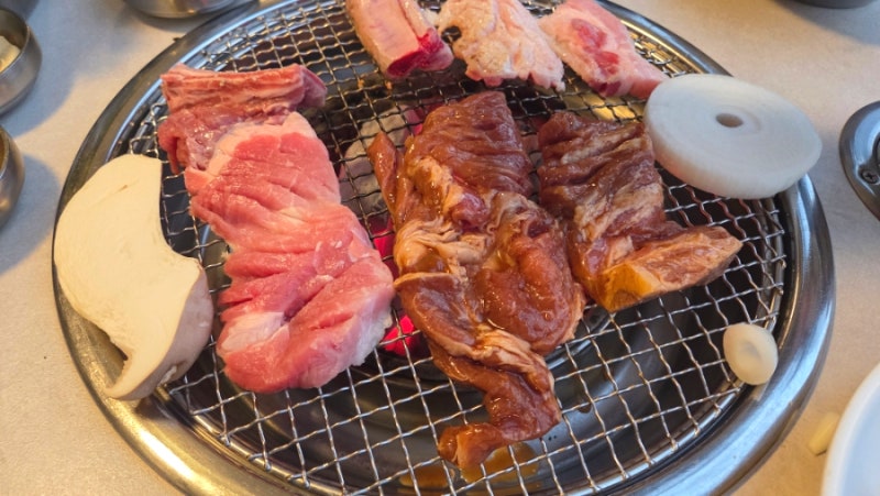 구미 봉곡동 생갈비 맛집 | 전원숯불 추천 메뉴