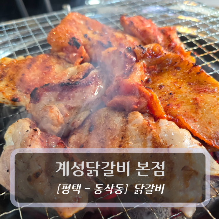  평택닭갈비맛집 :: 계성닭갈비 본점 - (소금/양념) 숯불 닭갈비 후기