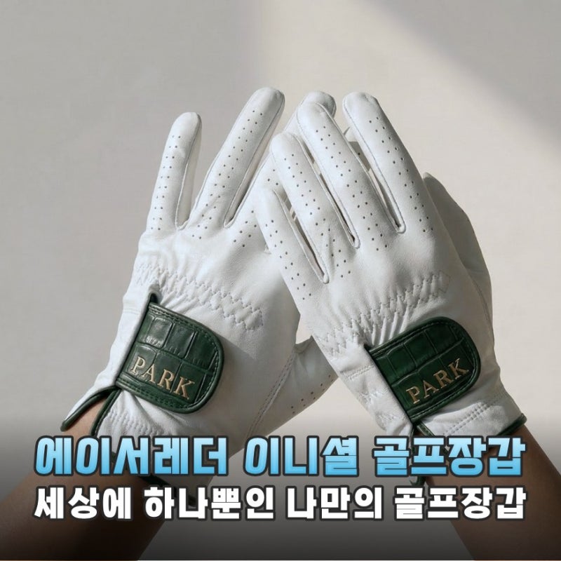 세상에 하나뿐인 나만의 장비 에이서레더 이니셜 골프장갑 후기