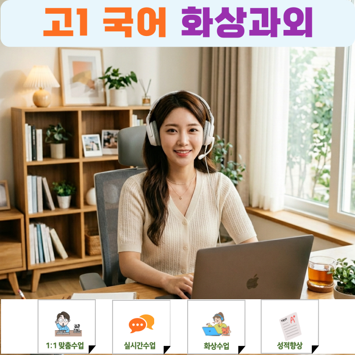  고1 국어 화상과외 비용 주2회 수업 솔직 후기