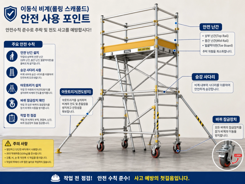 타일시공 작업준비
