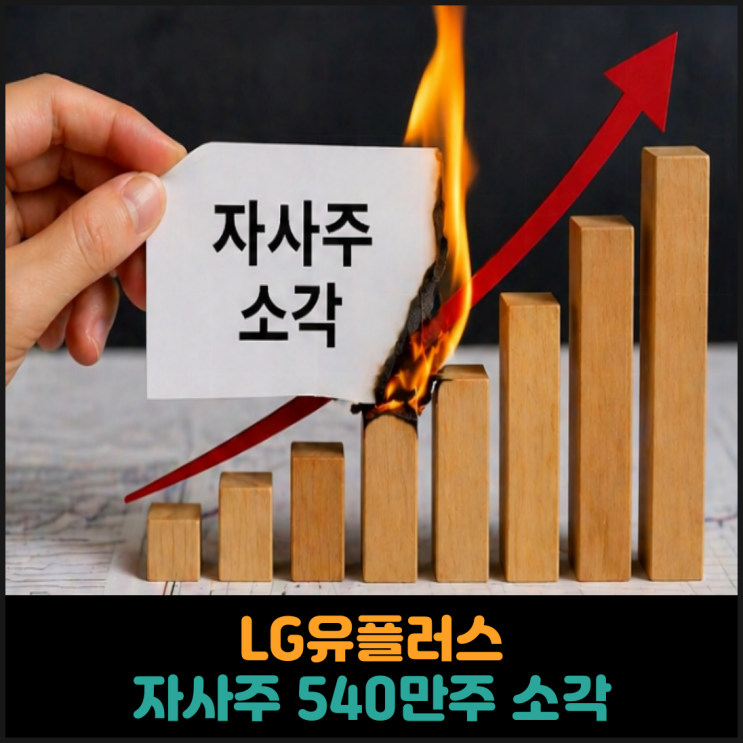  LG유플러스, 자사주 540만주 소각