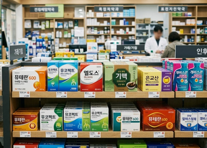 목에 가래낀 느낌 원인 4가지와 없애는법 약국 약 추천