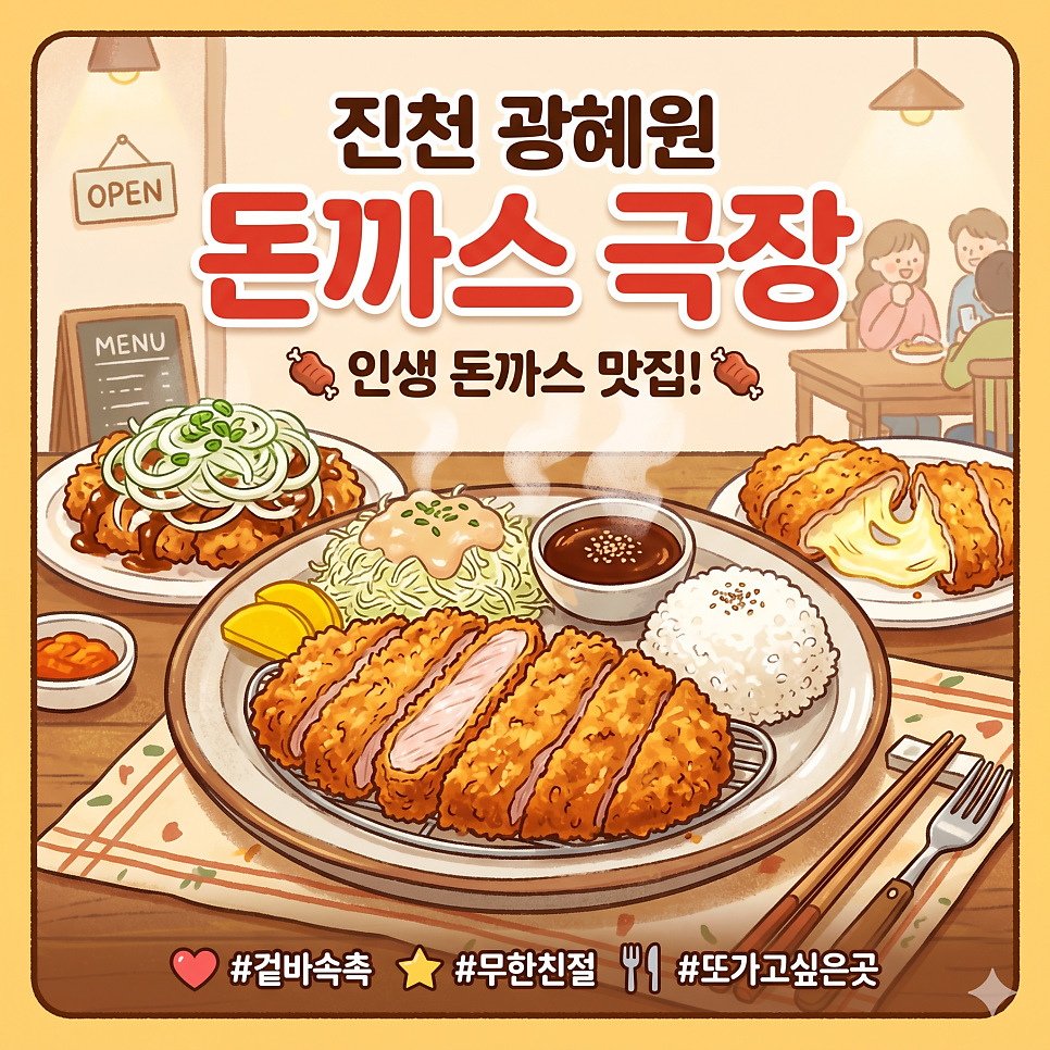 혜화동돈까스극장 진천광혜원점 사진 1