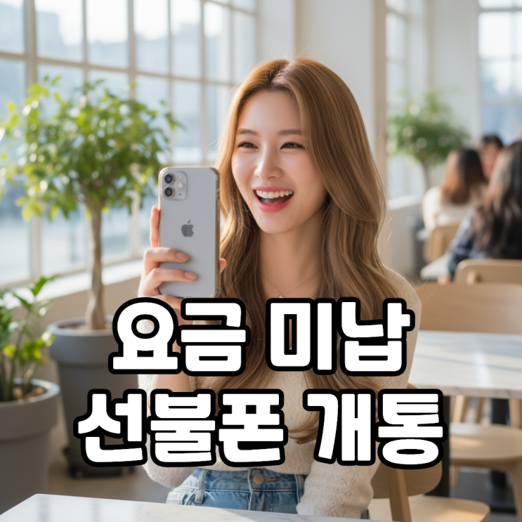  폰 요금 미납 상태에서도 바로 선불폰 개통 가능할까