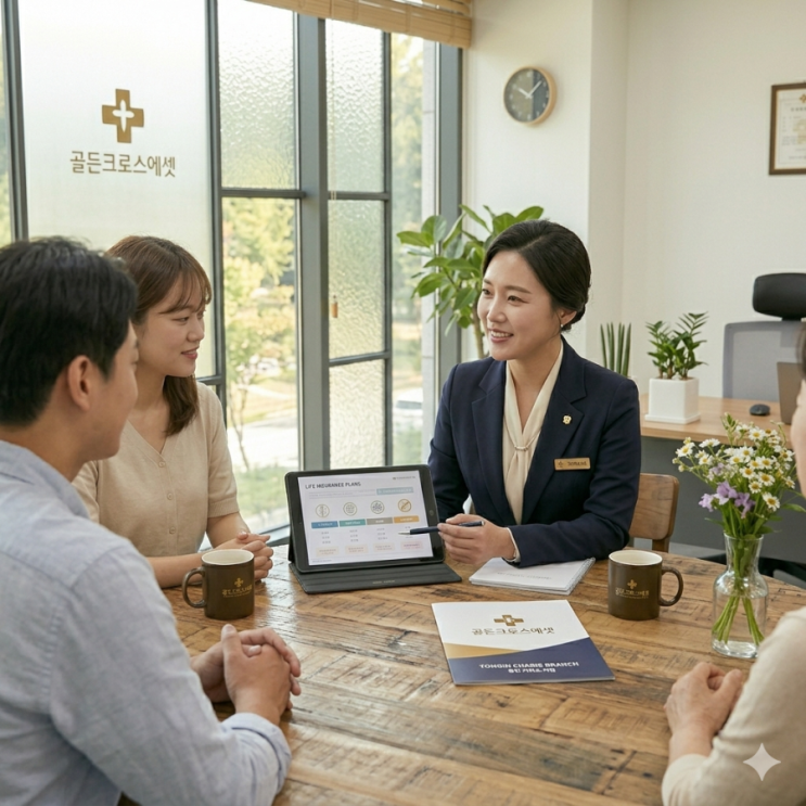  골든크로스에셋이 전하는 보험의 진정한 가치[카리스지사]