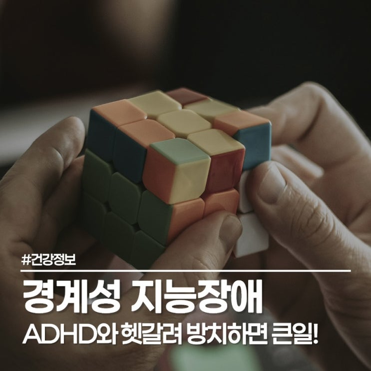  경계성 지능장애 특징 및 증상, ADHD와 헷갈리신다면 필독