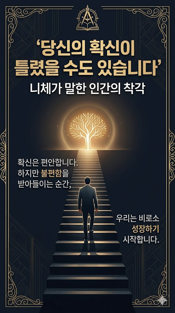  당신의 확신이 틀렸을 수도 있습니다 | 니체가 말한 인간의 착각 (명언 7탄)