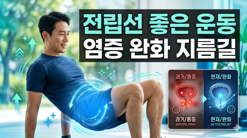 전립선에 좋은 운동 종류 추천, 전립선 염증 완화의 지름길