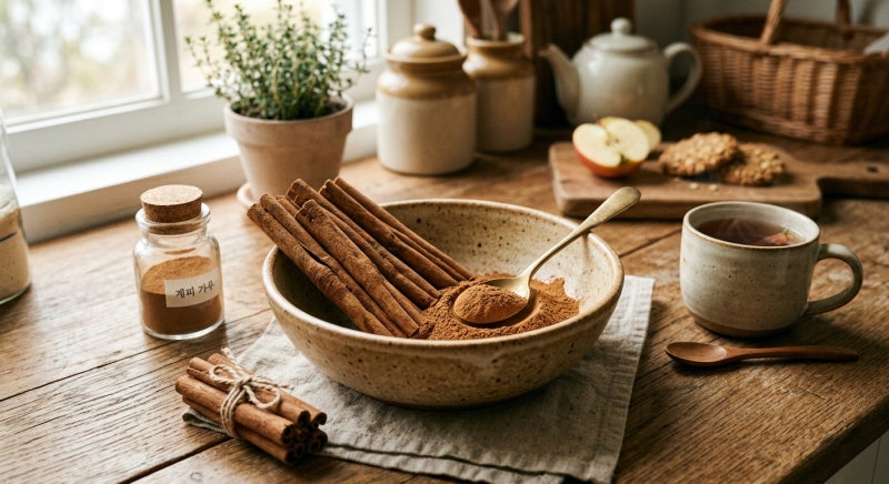 계피가루 효능 7가지, 이것만 알면 끝!부작용과 하루 섭취량까지 완전 정복