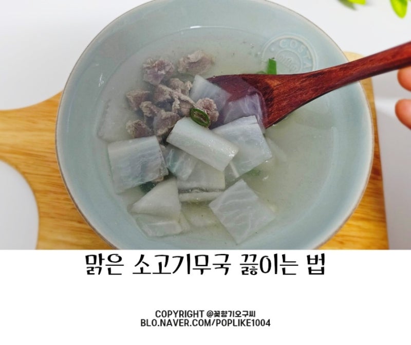 맑은 소고기무국 끓이는 법 아기 뭇국 레시피 한우사태