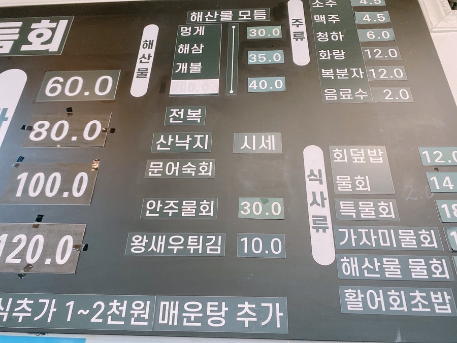 죽변항회물회 사진 6