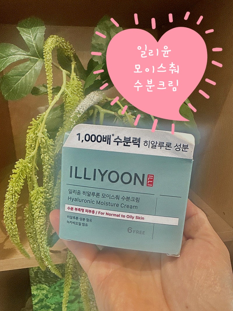 속건조 심한 분들을 위한 일리윤 히알루론 모이스춰 수분크림 후기
