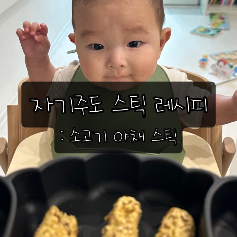 자기주도 이유식 스틱 2탄 | 소고기 브로콜리 양배추 오트밀 스틱 레시피 (중기 이유식)