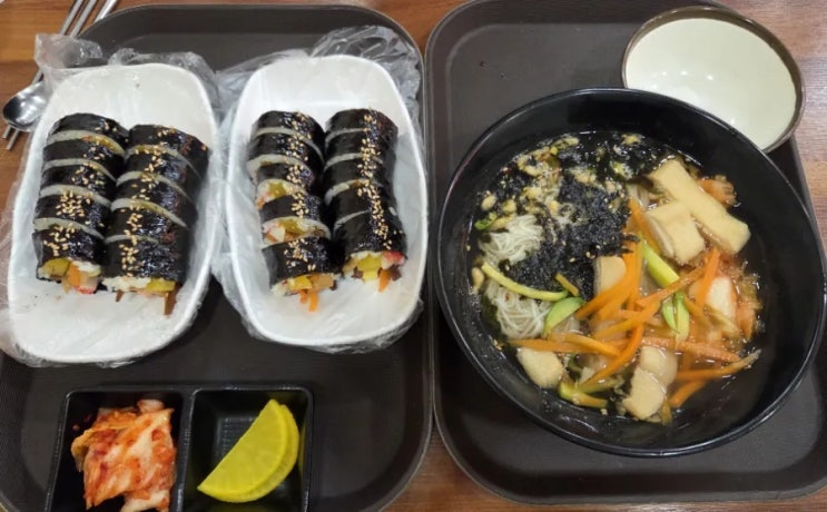  학동역 분식집 김밥친구들 내돈내산 후기｜역 안에서 빠르게 먹기 좋은 가성비 혼밥 맛집
