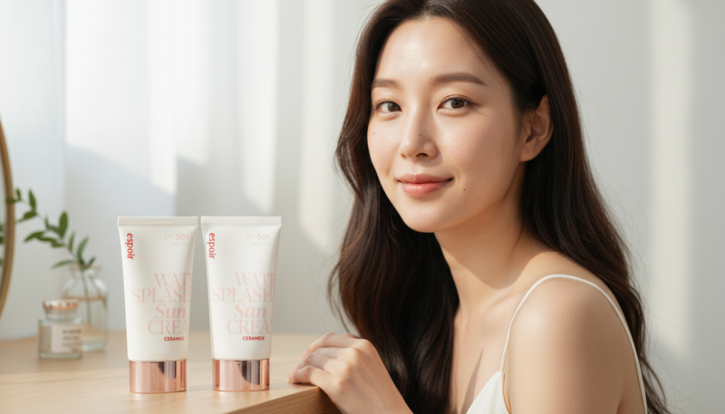 백탁 부담 적어서 놀란 에스쁘아 워터 스플래쉬 선크림 세라마이드 후기