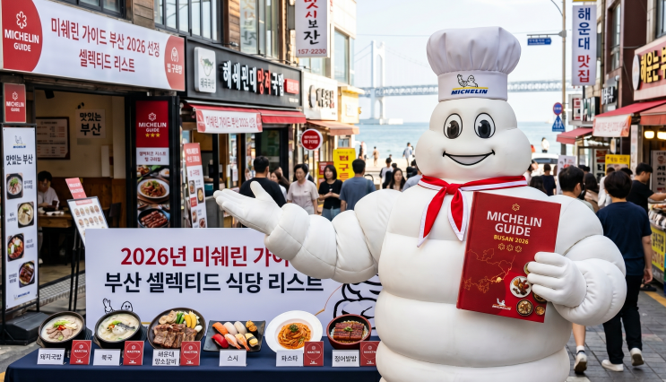  2026 미쉐린 가이드 부산 플레이트 맛집 리스트 정리. 네이버지도 부산 미슐랭 1스타&빕구르망&플레이트 공유
