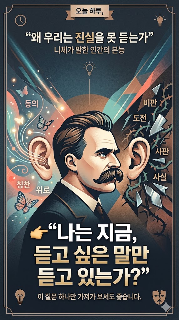  왜 우리는 진실을 못 듣는가 | 니체가 말한 인간의 본능 (명언 10탄)