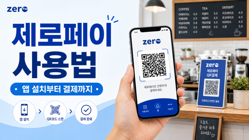 제로페이 사용법 총정리: 앱 설치부터 결제, 가맹점 찾기까지