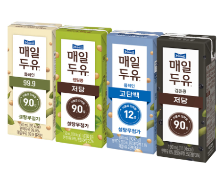 매일유업 신상 서리태 두유 내돈내산 후기 (검은콩두유, 두유99.9, 랜탈콩, 고단백 비교)