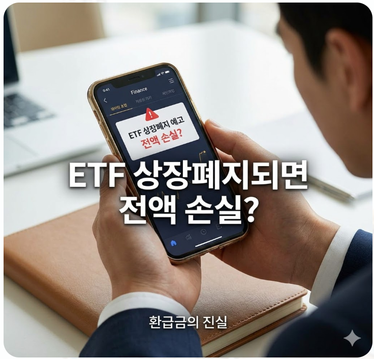  ETF 상장폐지되면 전액 손실? 전문가가 말하는 환급금의 진실
