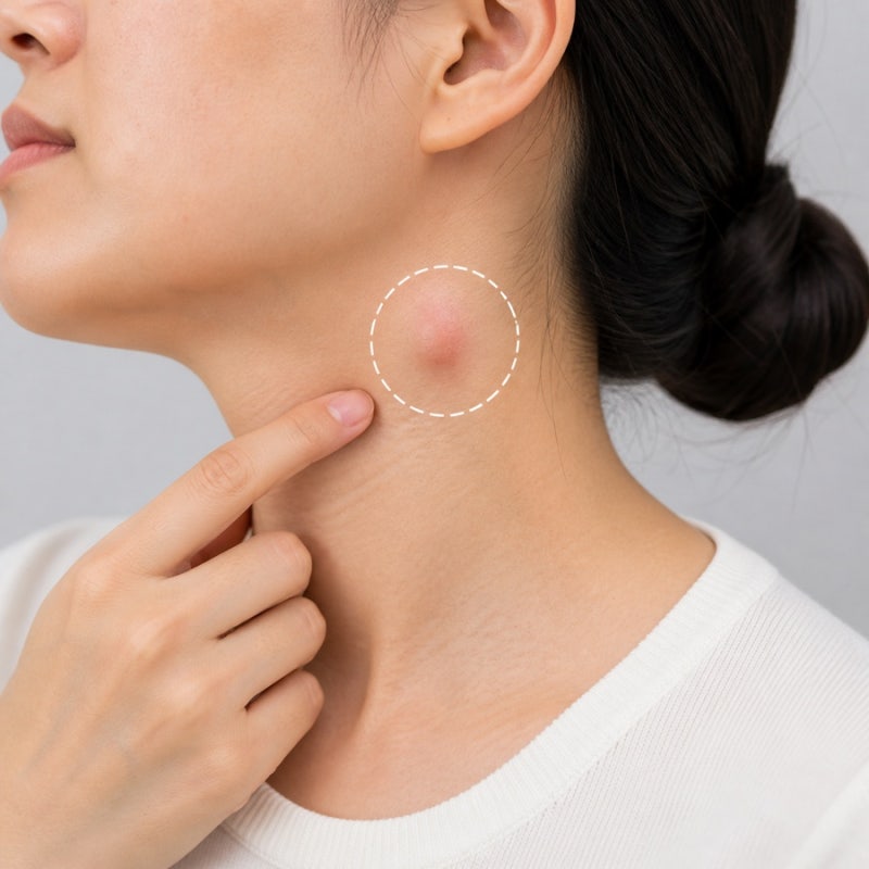 목 옆에 갑자기 만져지는 혹 오른쪽 왼쪽 목 옆 통증 있다면?