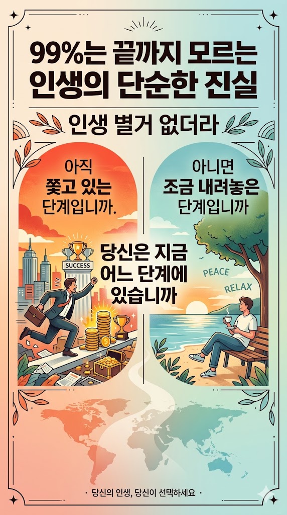  99%는 끝까지 모르는 인생의 단순한 진실 | 인생 별거 없더라