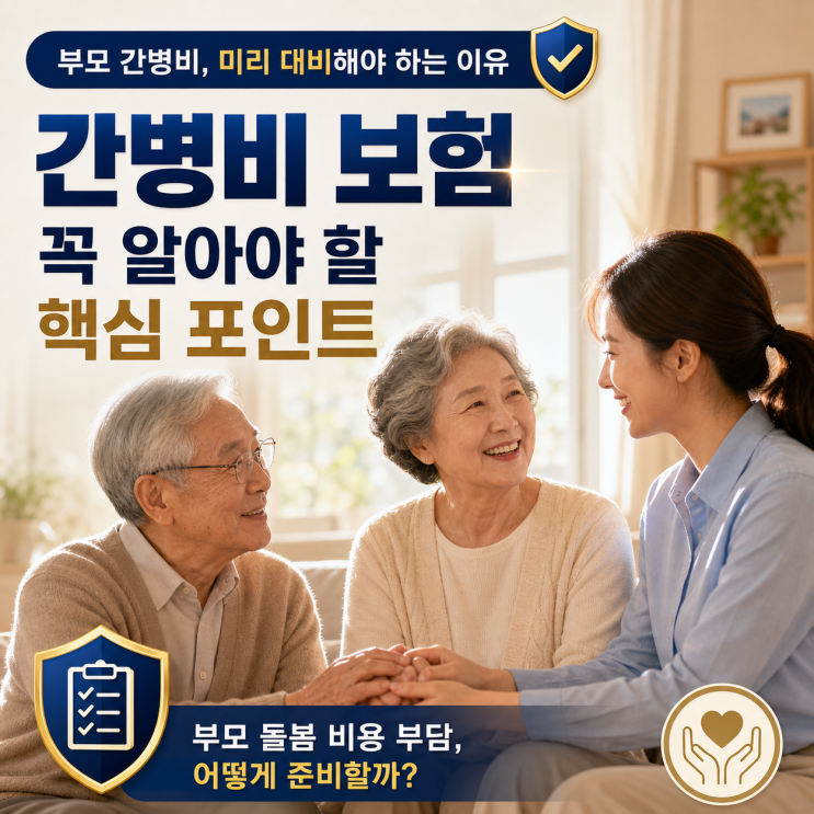  부모님 간병인 보험 일당 vs 지원형 비교 분석! 하루 15만 원 시대, 내 돈 안 들이는 결정적 차이