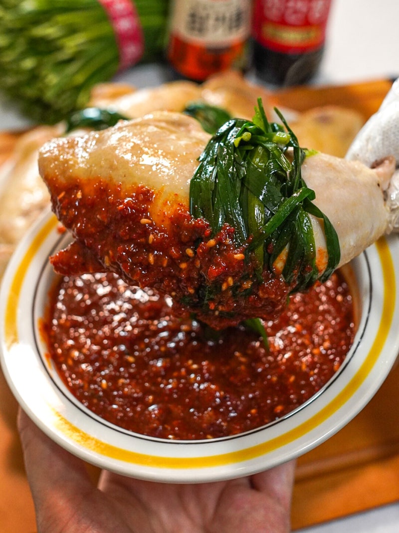 치킨보다 맛있는 이북식찜닭 만들기_새콤달콤 연겨자소스
