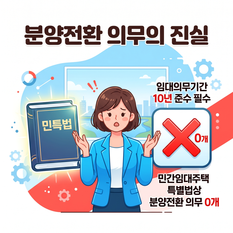 10년 공공지원 민간임대, 분양전환 의무 없다는 말이 사실인가요?