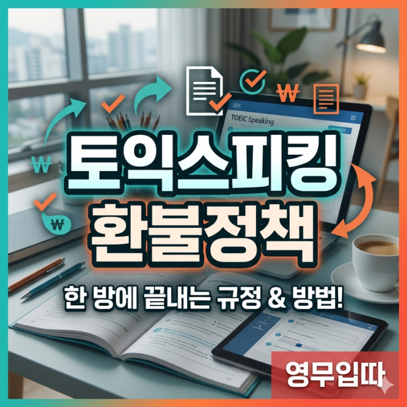 토익스피킹 환불, 신청했다가 낭패 본 사람들이 이렇게 많다고?