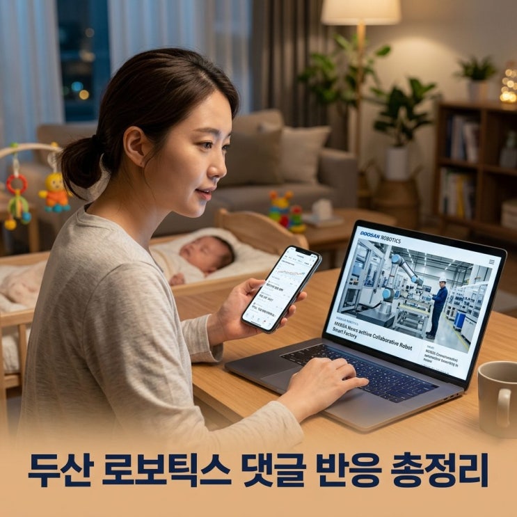  두산 로보틱스 댓글 반응 요약