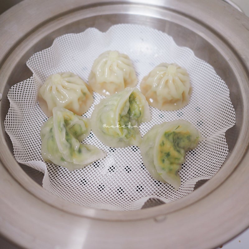 만두찔 때 완전 편한 다이소 꿀템 실리콘 찜기시트