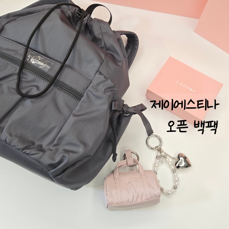 제이에스티나 백팩 추천 BALLO LG 오픈 백팩 다크그레이 수납력 좋은 데일리 가방 후기