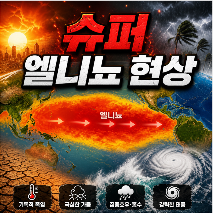 슈퍼 <b>엘니뇨 현상</b> 올 여름 괜찮을까? 더위 전망과 대비 방법 정리